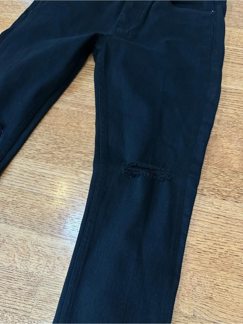 Ksubi van winkle ace black slice skinny jeans black size 32.